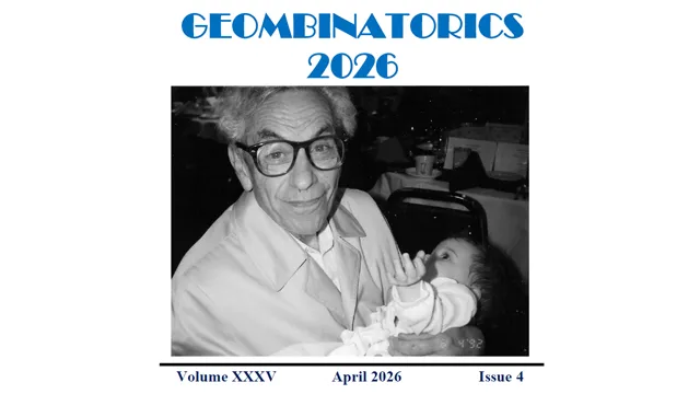 Geombinatorics April 2026